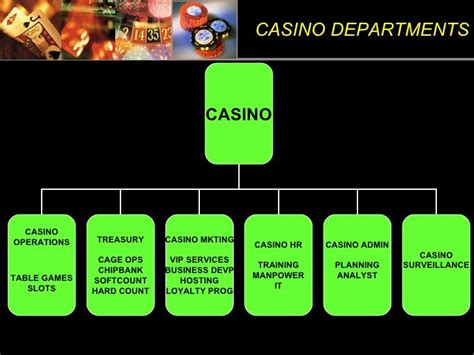 casino job hierarchy|Casino 101: An Introduction to Casino Operations.